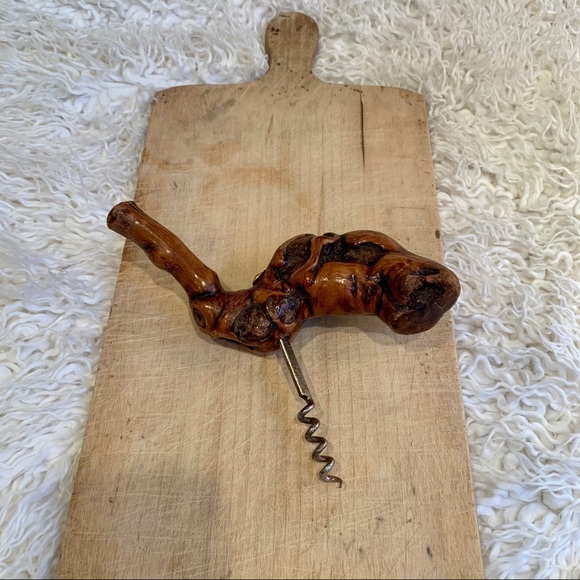 VINTAGE French burled corkscrew Laurent Siret - Picture 3 of 8